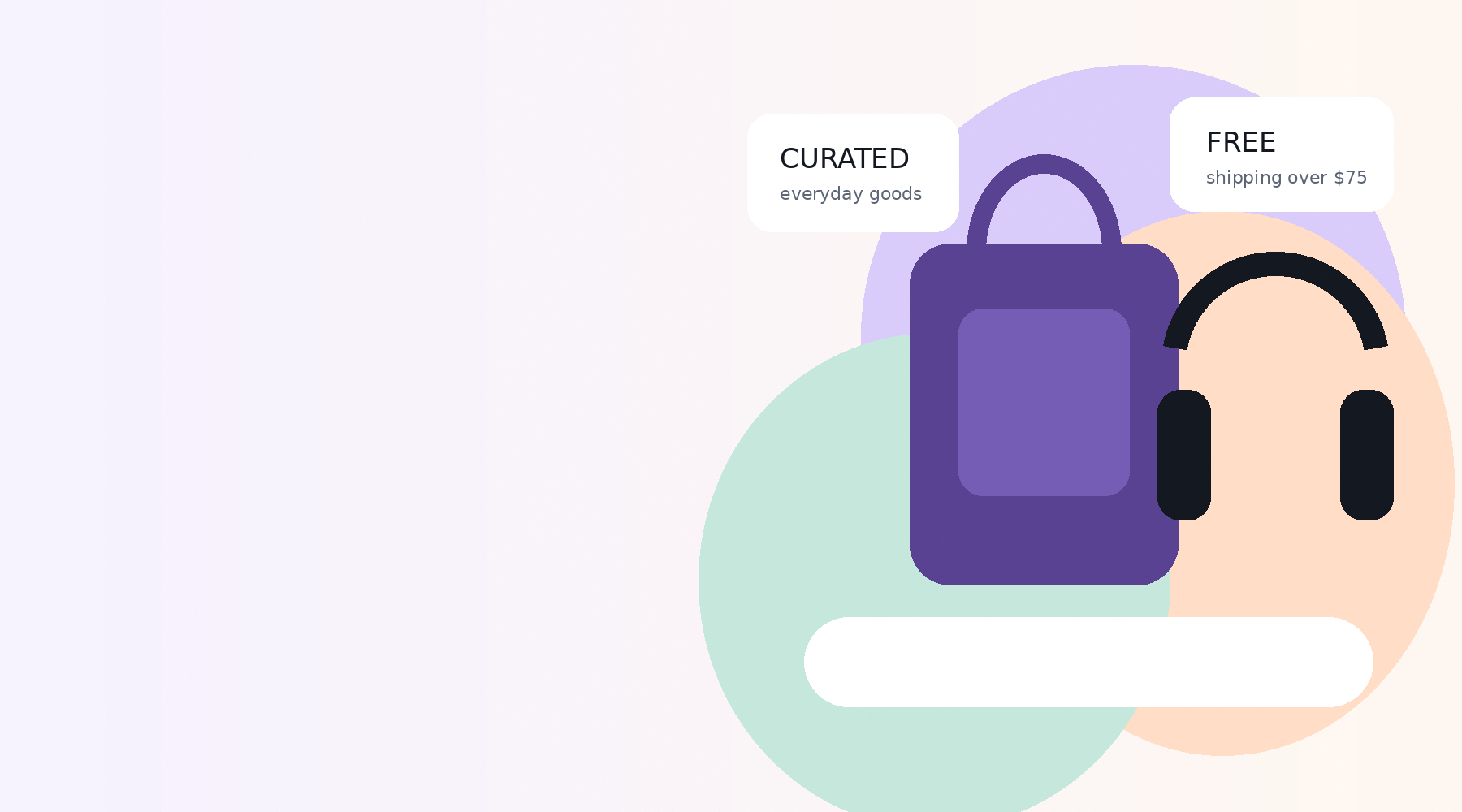 Curated modern products